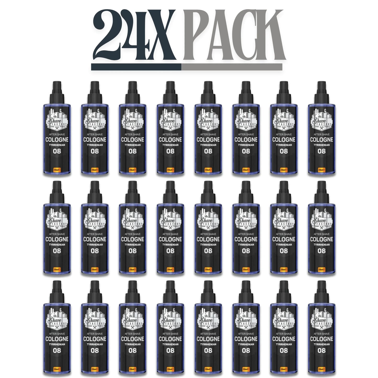 The Shave Factory After Shave Cologne 08 Tyrrhenian 250ml / 8.45 oz Multipack