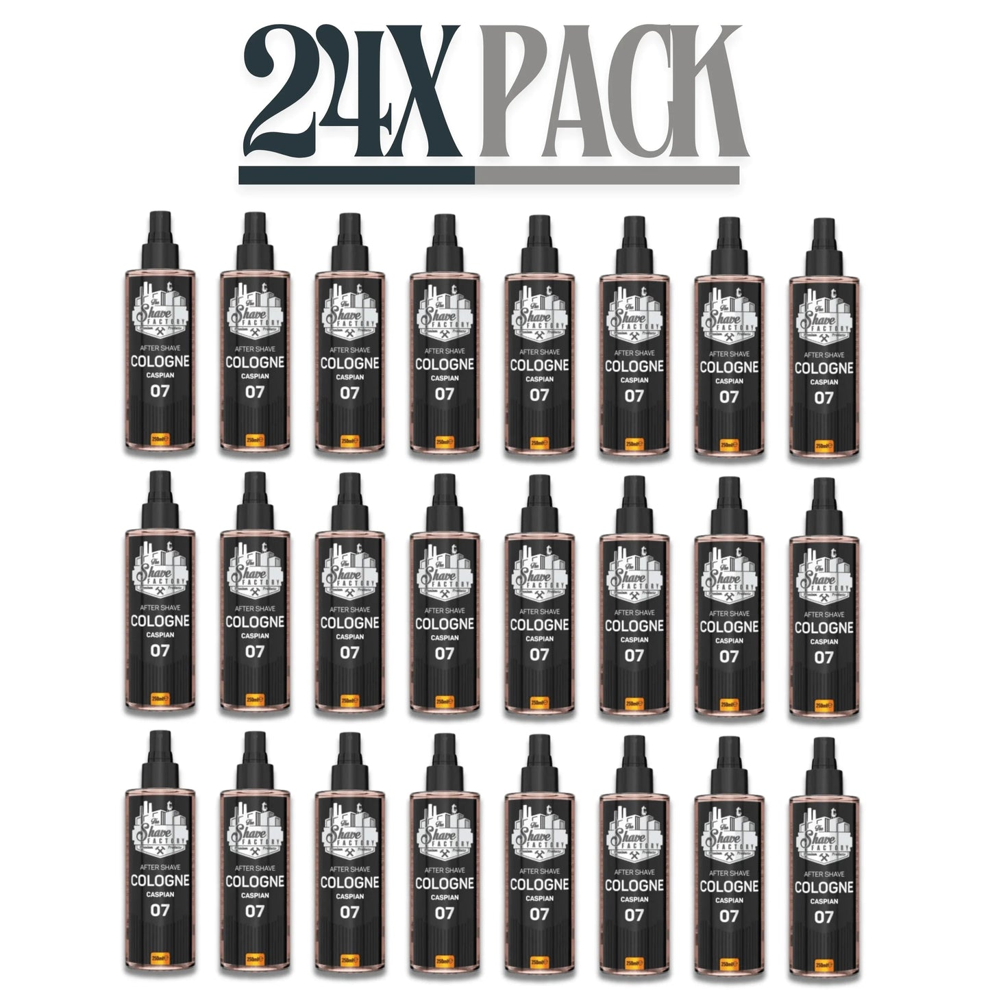 The Shave Factory After Shave Cologne 07 Caspian 250ml / 8.45 oz Multipack