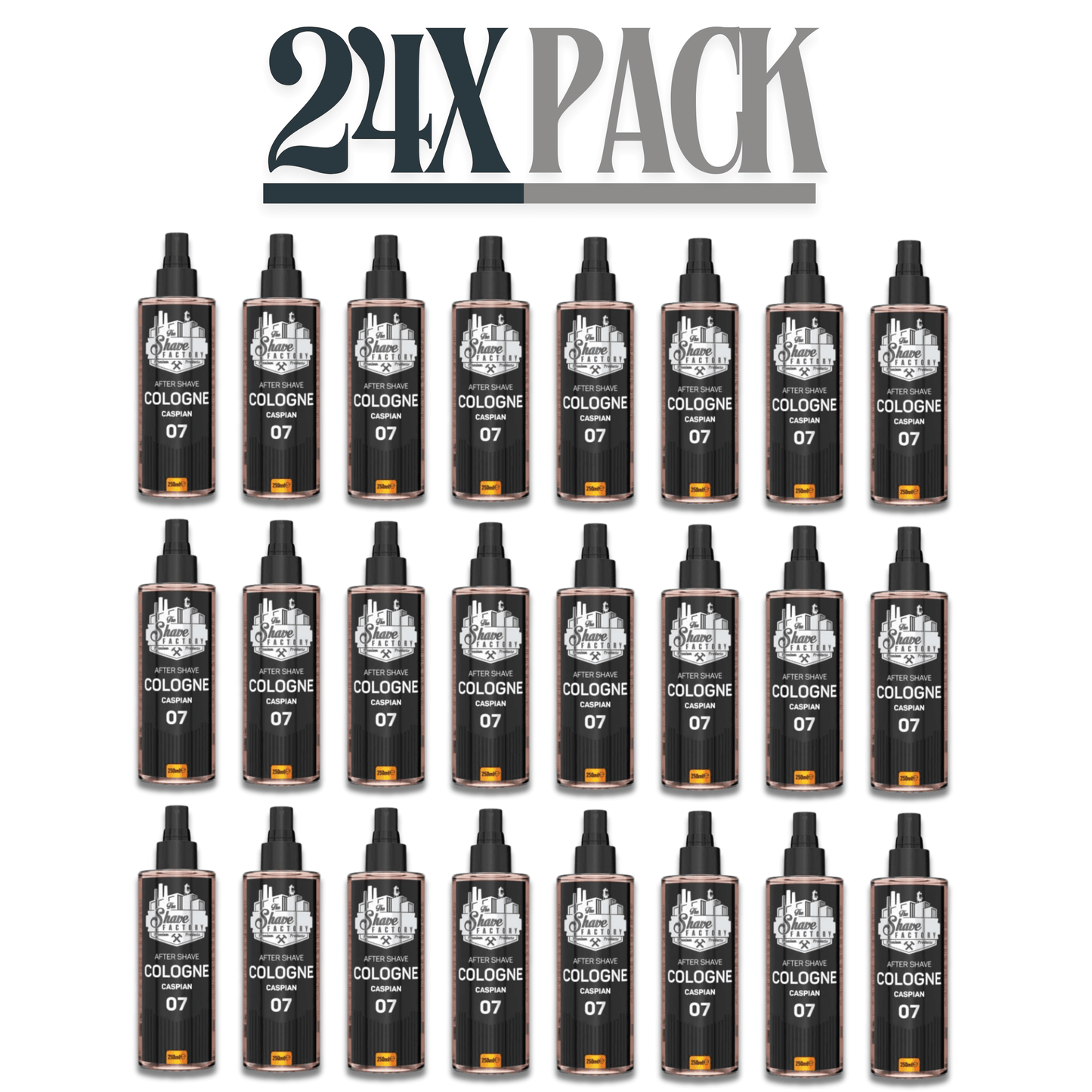 The Shave Factory After Shave Cologne 07 Caspian 8.45 oz Multipack