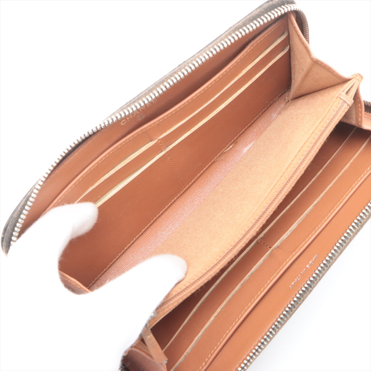 Chanel Matelasse Caviar Skin Zippy Wallet Black