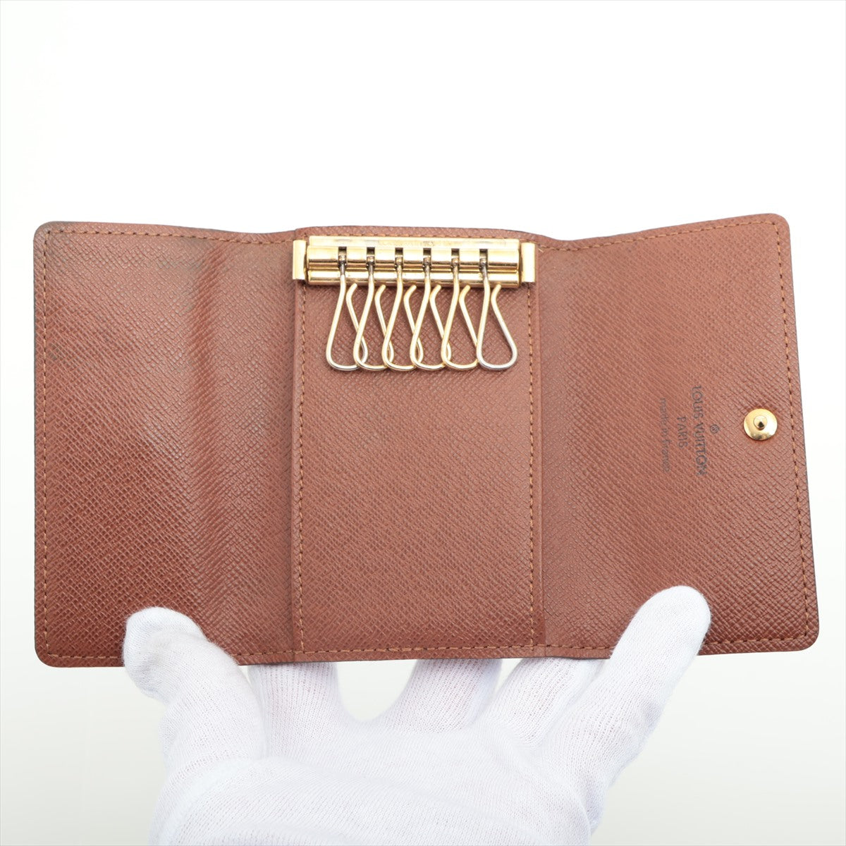 Louis Vuitton Monogram Multiclés Key Case Brown