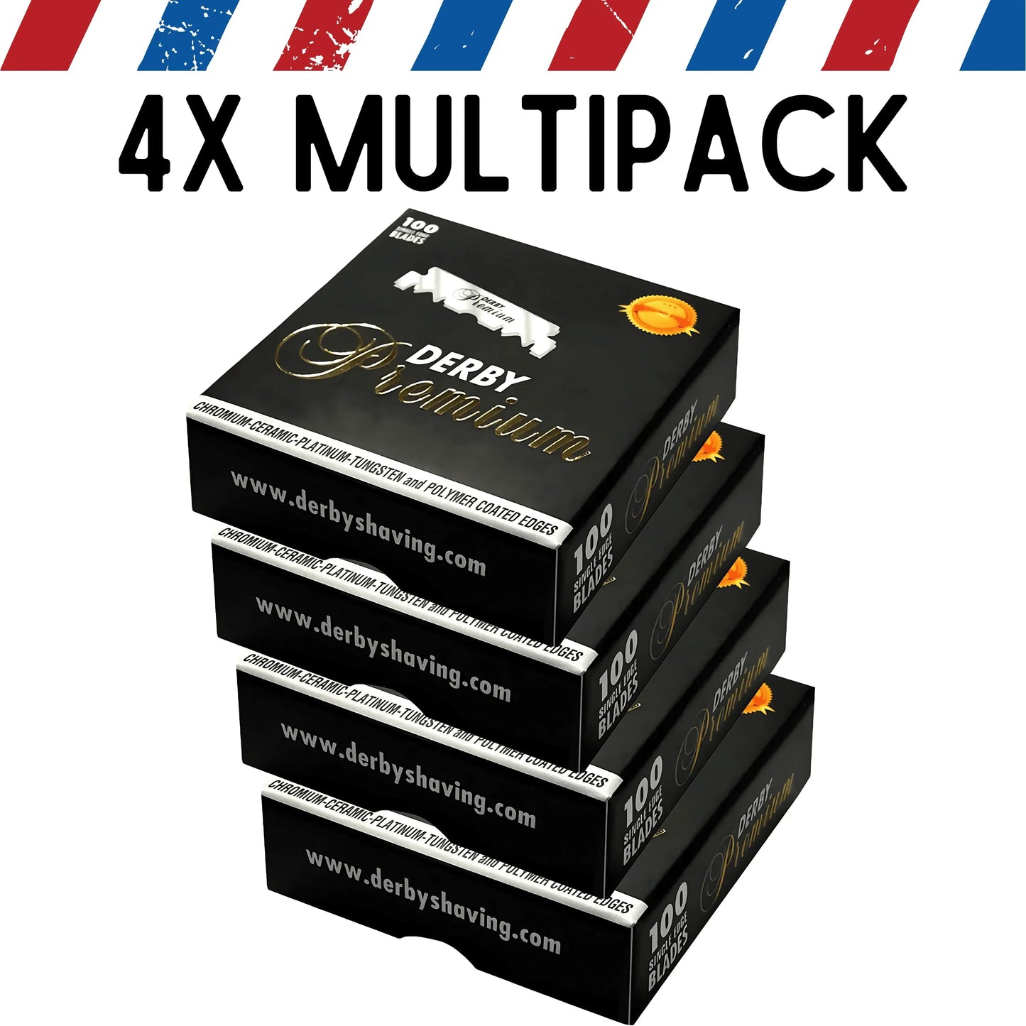 Derby Single Edge Razor Blades 100 pcs - Premium | Free Shipping