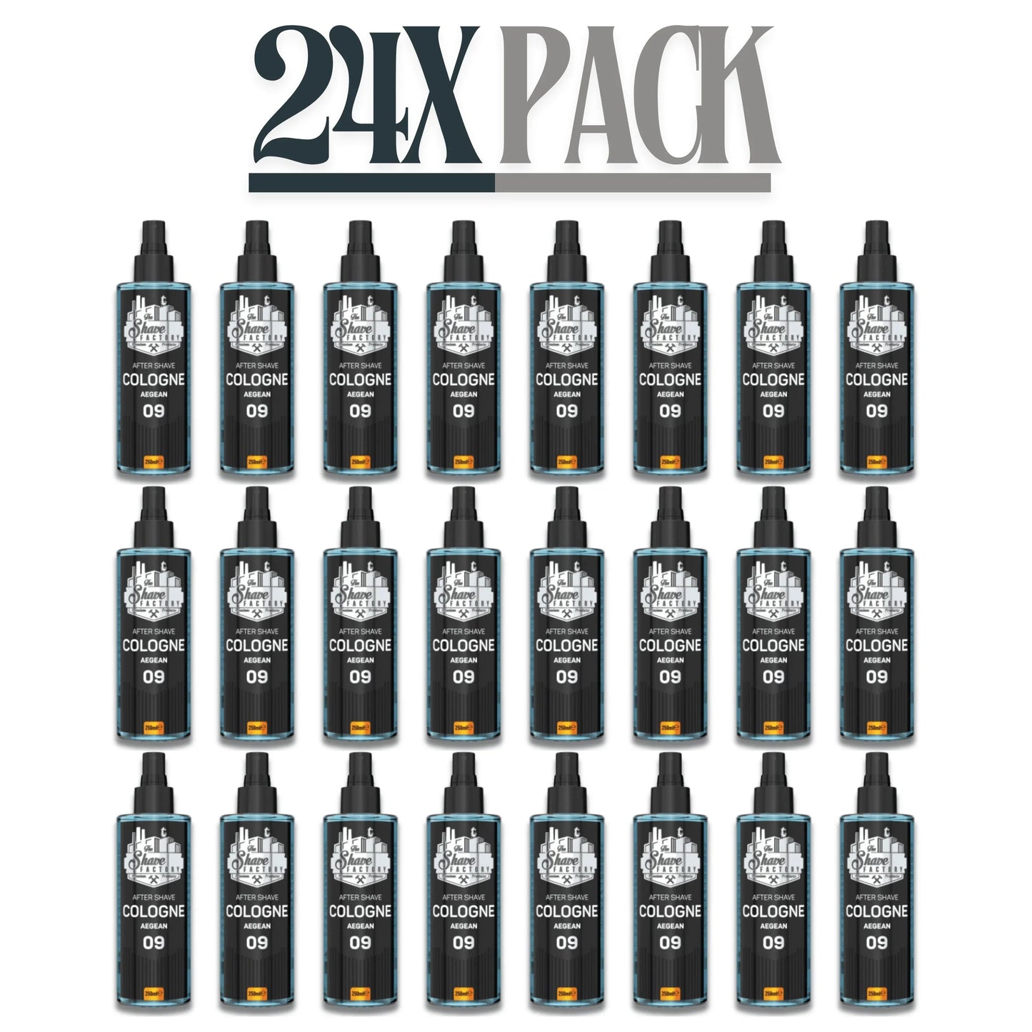 The Shave Factory After Shave Cologne 09 Aegean 8.45 oz - 250 ml Multipack