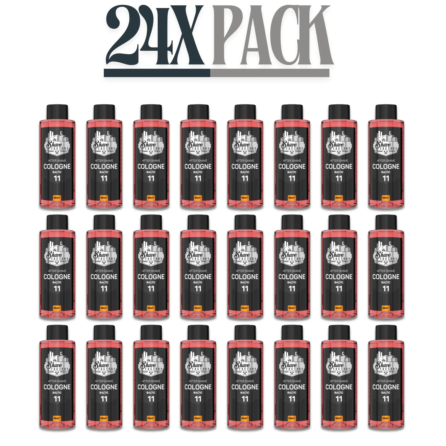 The Shave Factory After Shave Cologne 11 Baltic 500ml / 16.9 oz Multipack