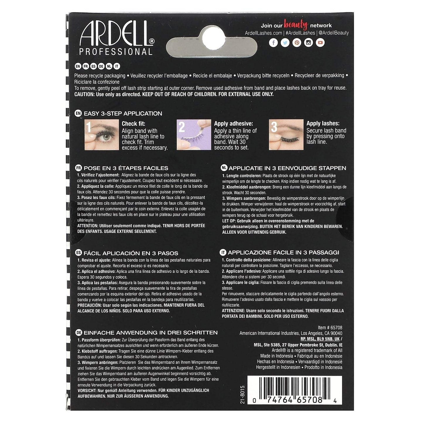 Ardell Natlash Demi Wispies Black