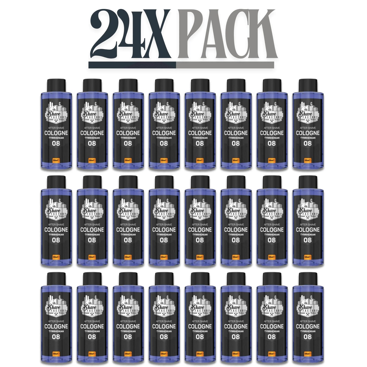 The Shave Factory After Shave Cologne 08 Tyrrhenian 500ml / 16.9 oz Multipack