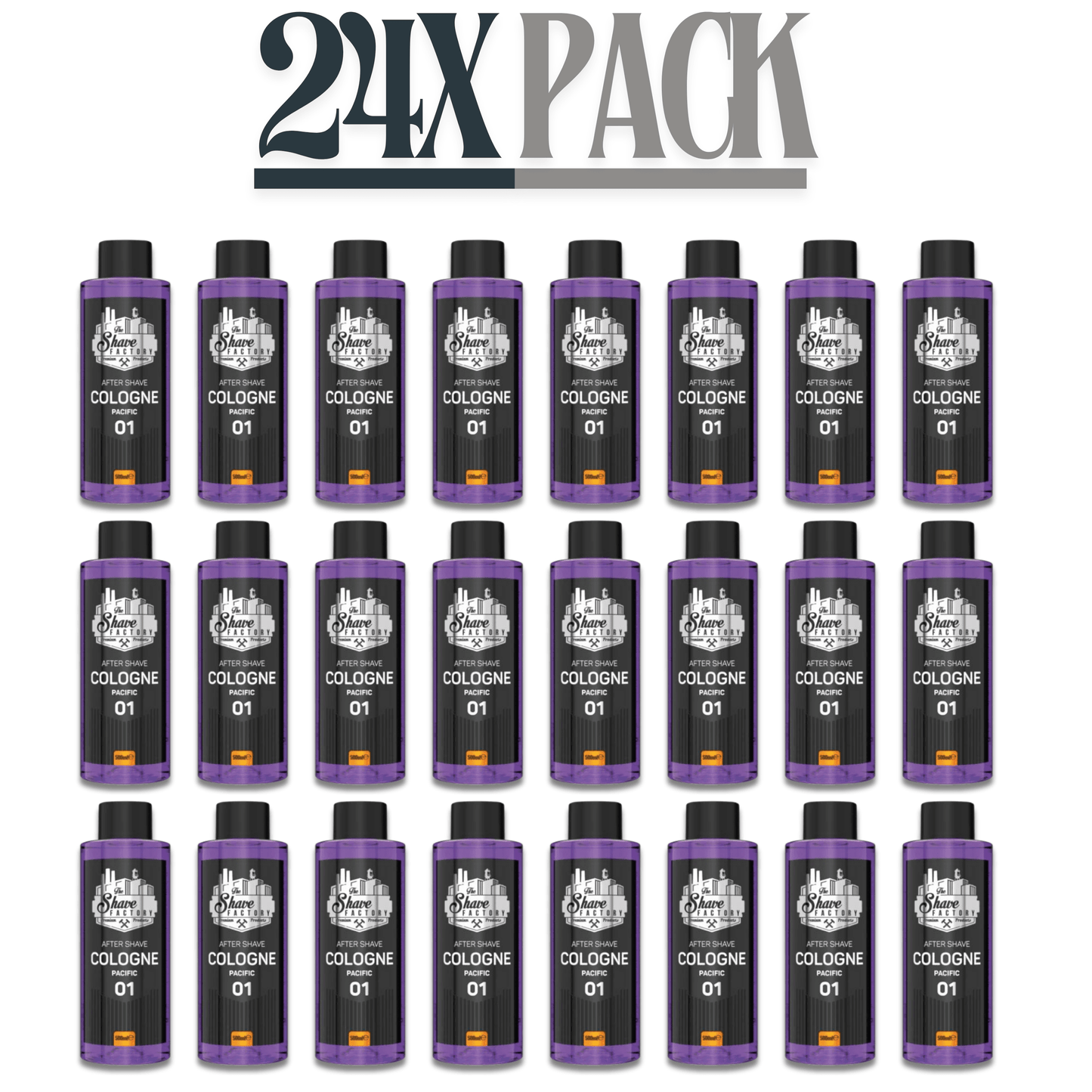 The Shave Factory After Shave Cologne 01 Pacific 16.9 oz Multipack