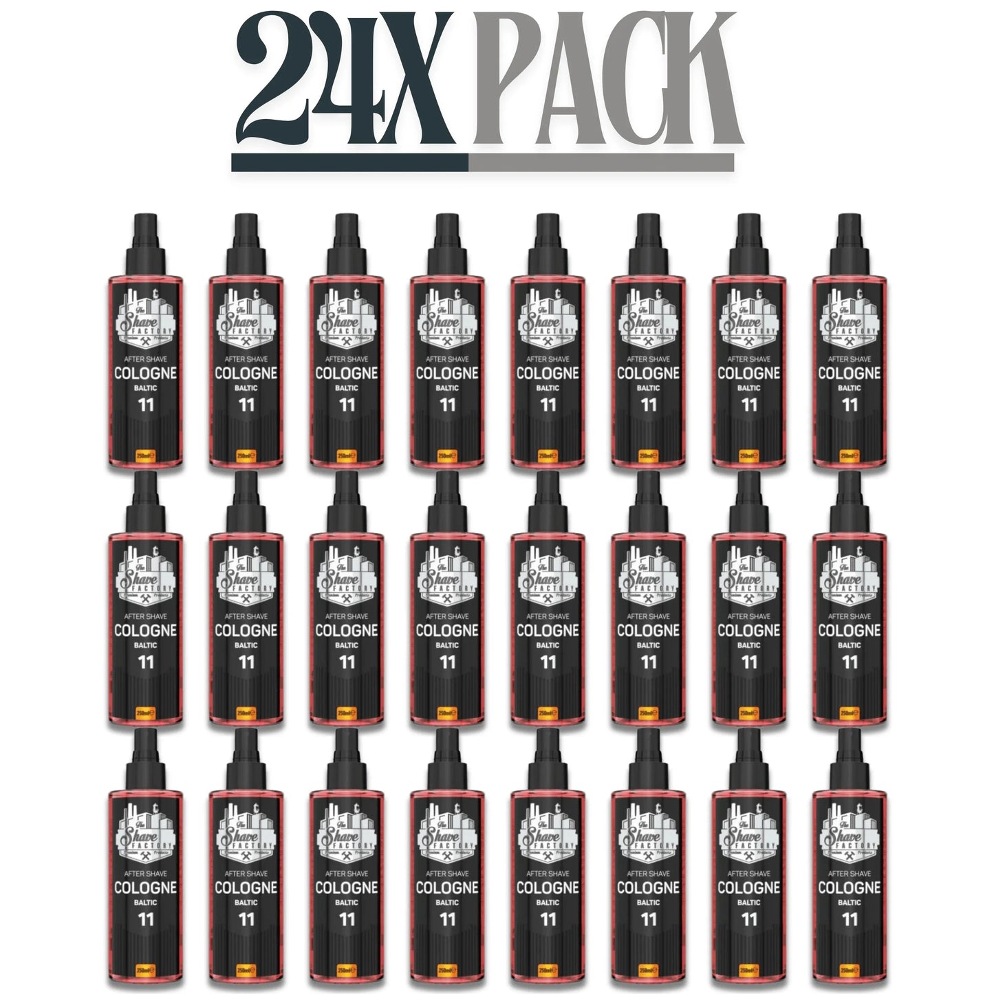 The Shave Factory After Shave Cologne 11 Baltic 250ml / 8.45 oz Multipack