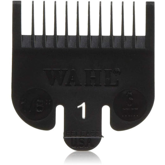 Wahl #1 Nylon Cutting Guide Comb - Black (1/8")