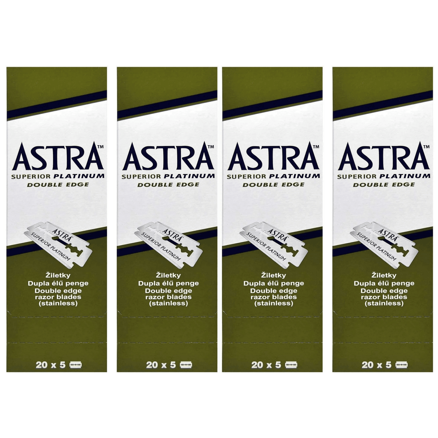 Astra Double Edge Blade (Green) - BarberSets