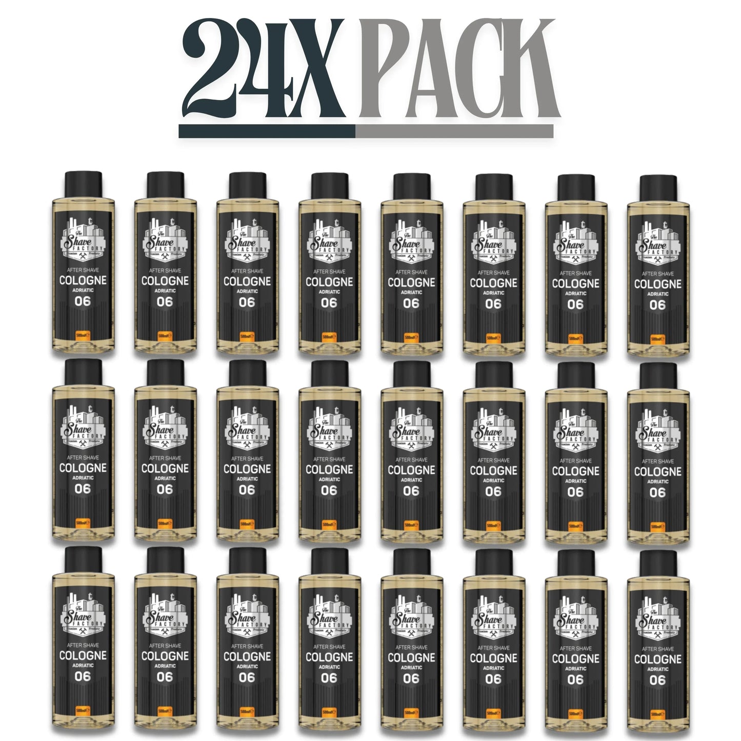 The Shave Factory After Shave Cologne 06 Adriatic 500ml / 16.9 oz Multipack