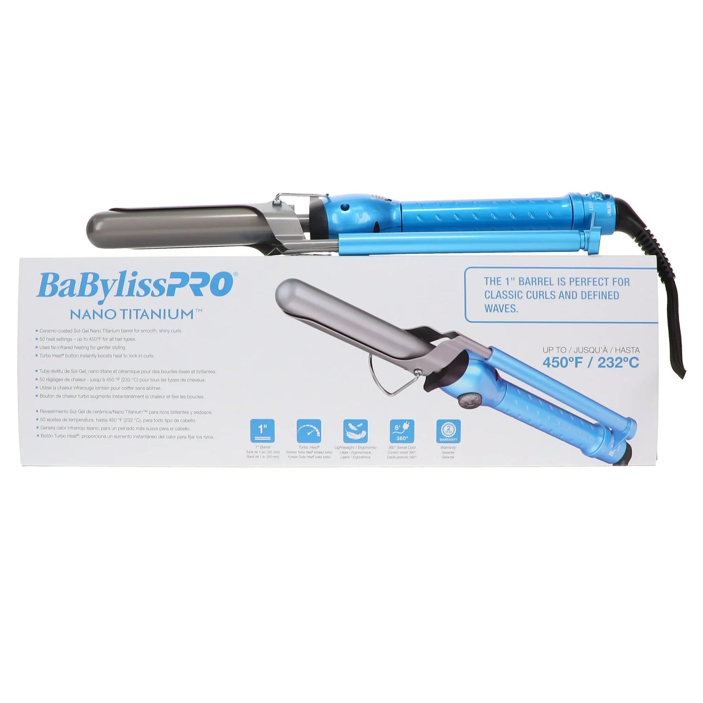 BaBylissPRO Nano Titanium 1" Marcel Curling Iron
