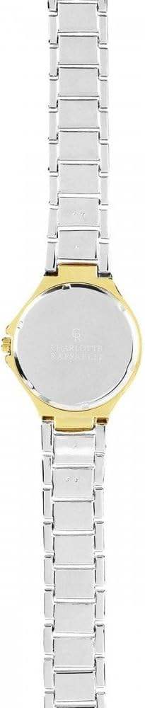 CRM003 Gold/Silver Gold Stainless Steel Bracelet Watch by Charlotte Raffaelli for Women - 1 Pc Watch