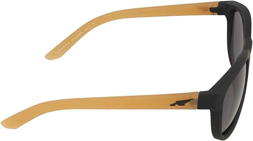 Arnette AN 4219 2323-81 Pleasantville - Fuzzy Black-Grey Polarized by Arnette for Men - 57-21-135 mm Sunglasses