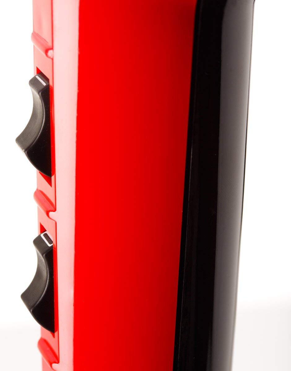 Elchim 2001 Hair Dryer - Red & Black