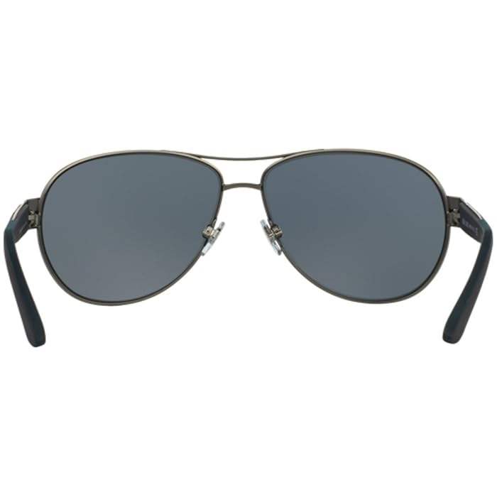 Giorgio Armani AR 6026 3003-81 Frames of Life-Matte Gunmetal Grey-Grey Polarized by Giorgio Armani for Men - 58-15-140 mm Sunglasses