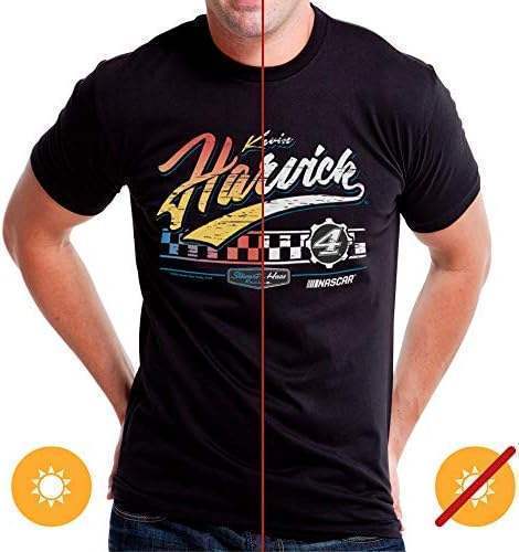 NASCAR Mens Classic Crew Tee - Kevin Harvick - 3 Black by DelSol for Men - 1 Pc T-Shirt (S)