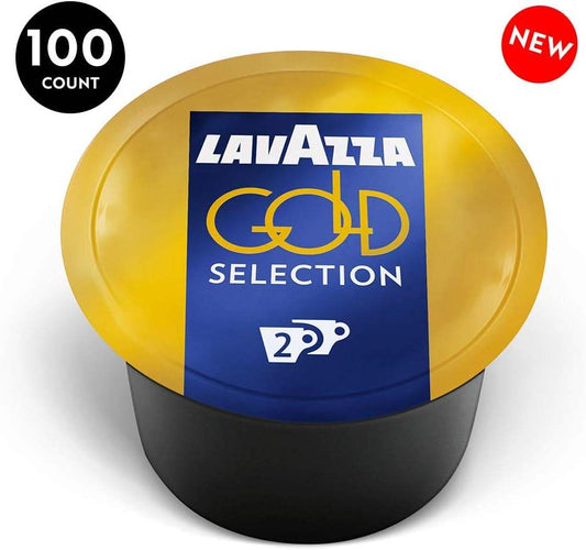 Blue Gold Selection 2 Roast Ground Coffee Pods by Lavazza - 100 Pods Coffee
