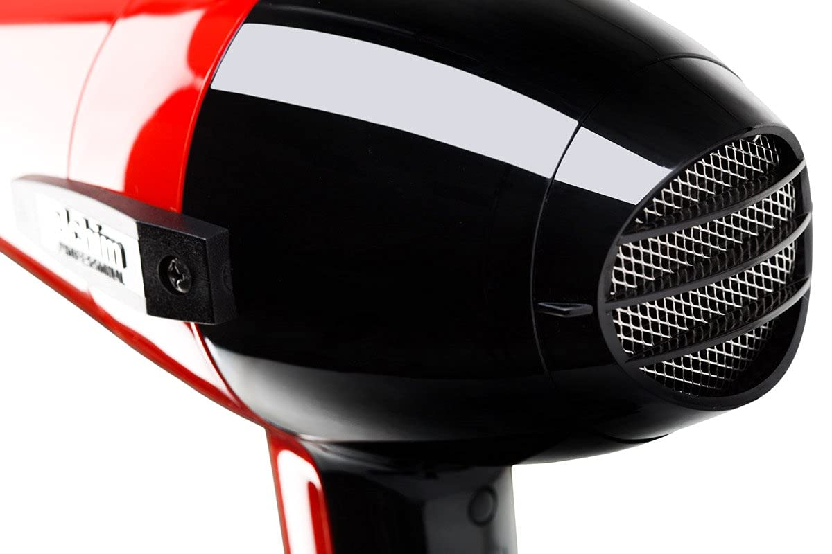 Elchim 2001 Hair Dryer - Red & Black