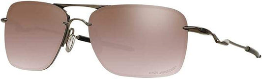 Oakley Tailback OO4109-03 - Tailback Titanium-Titanium Iridium Polarized by Oakley for Men - 60-15-121 mm Sunglasses