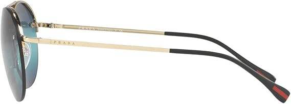 Prada SPS 54R ZVN-5T2 - Gold-Blue by Prada for Men - 56-18-135 mm Sunglasses