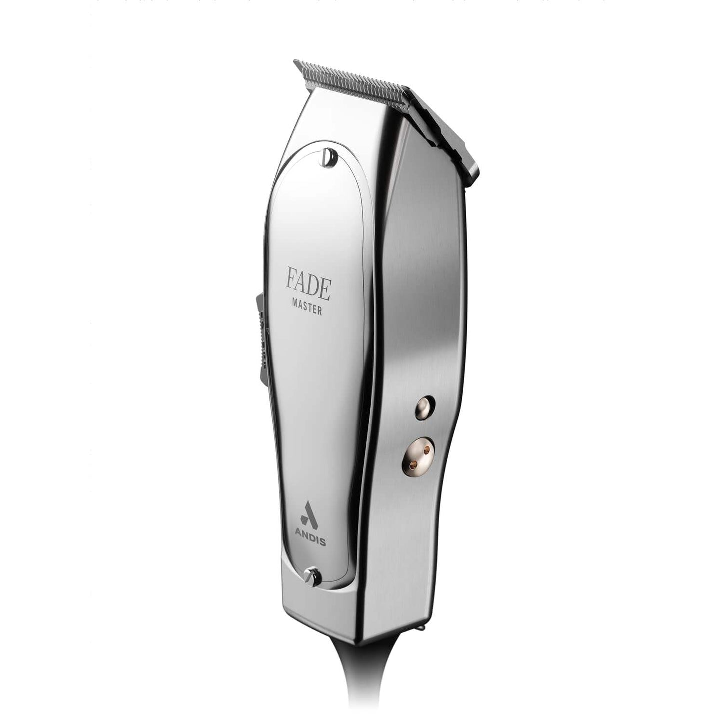 Andis 01820 Professional Fade Master Hair Clipper, Adjustable Carbon Steel Fade Blade Clipper - Zero Gap, Unbreakable Aluminium Housing, Chrome, Silver