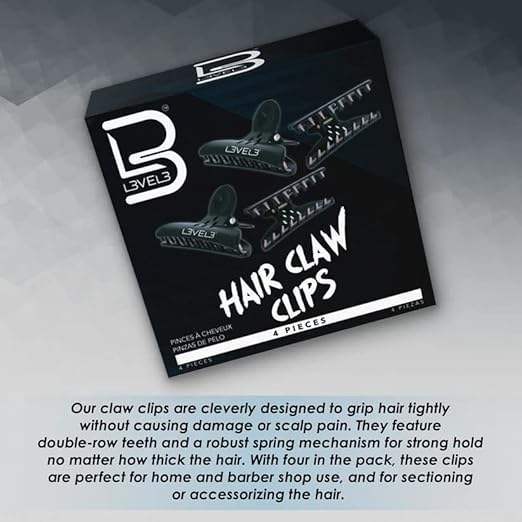 Level3 Lv3 - 4Pc Butterfly Clips