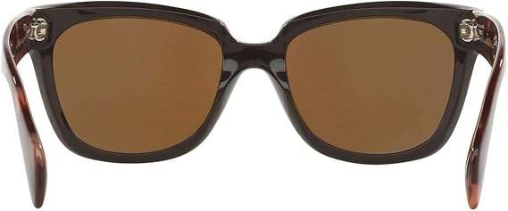 Prada SPR 07P DHO-5Y1 - Brown-Brown Polarized by Prada for Women - 56-18-140 mm Sunglasses