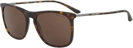 Giorgio Armani AR 8076 5089-73 Frames Of Life - Matte Havana-Brown by Giorgio Armani for Men - 55-17-145 mm Sunglasses