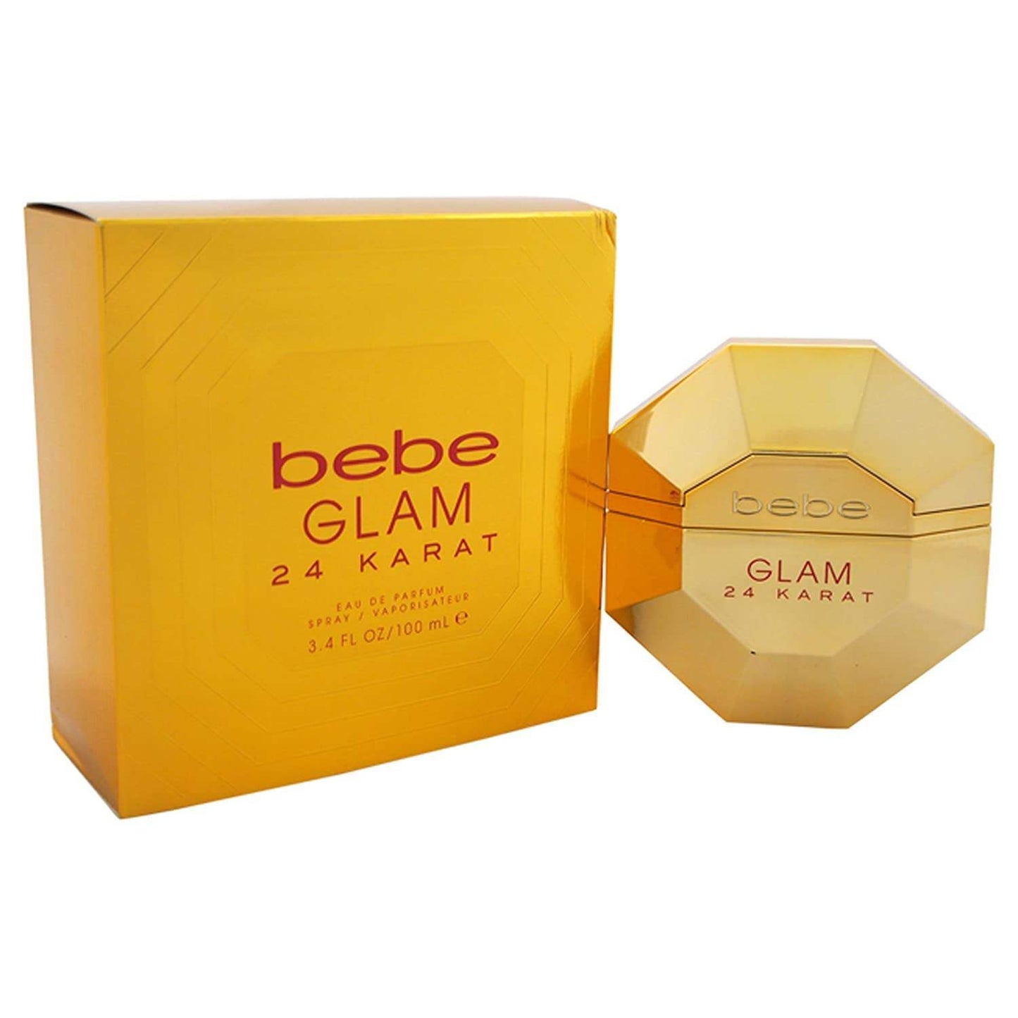 Bebe Glam 24 Karat by Bebe for Women - 3.4 oz EDP Spray (Tester)