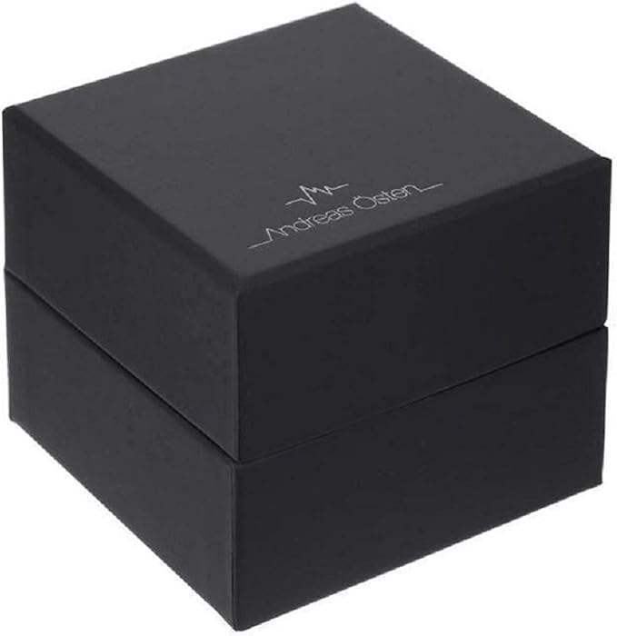 AO-193 Hygge - Silver/Wood Stainless Steel Mesh Bracelet Watch by Andreas Osten for Women - 1 Pc Watch