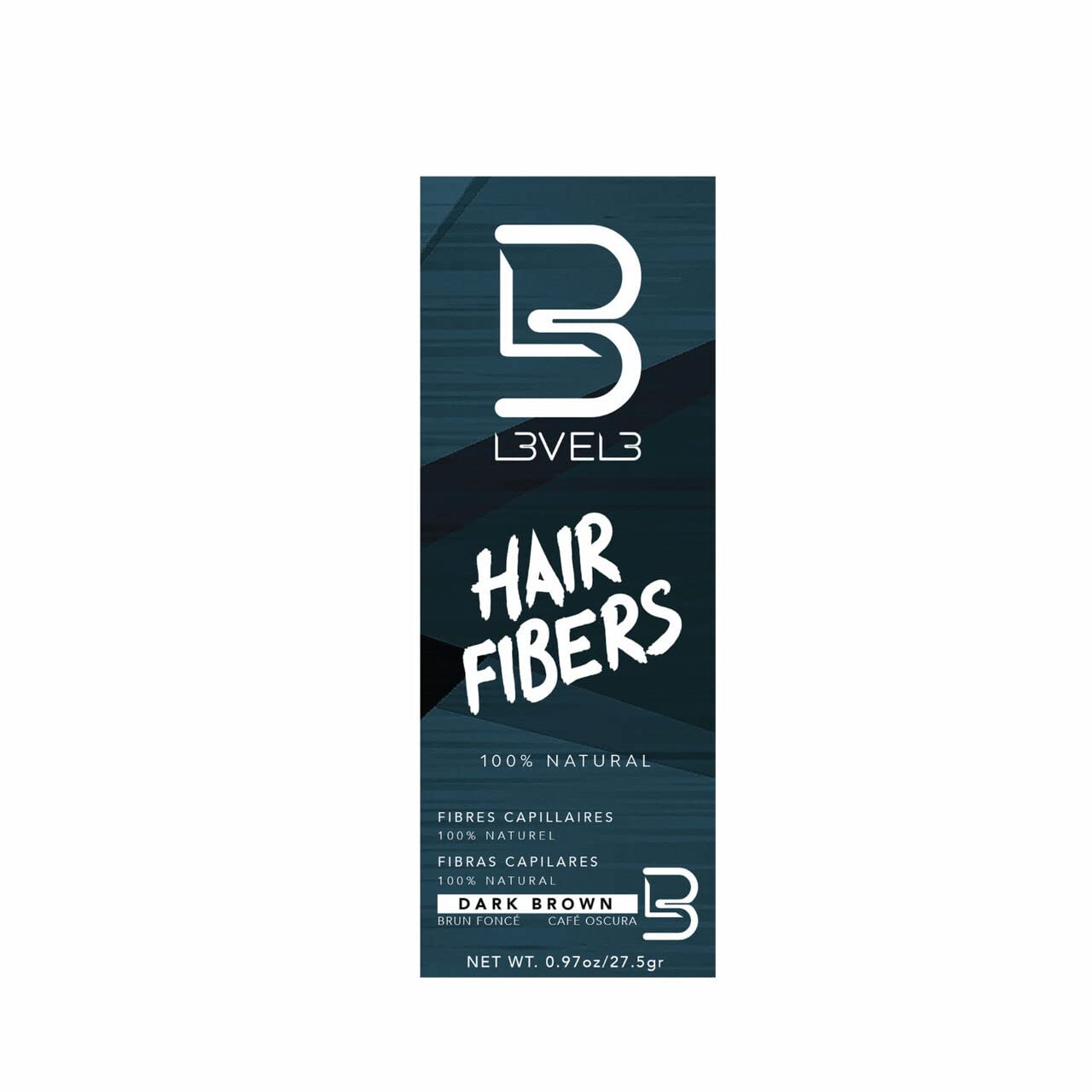 L3VEL3 Hair Fibers Dark Brown 0.97 oz