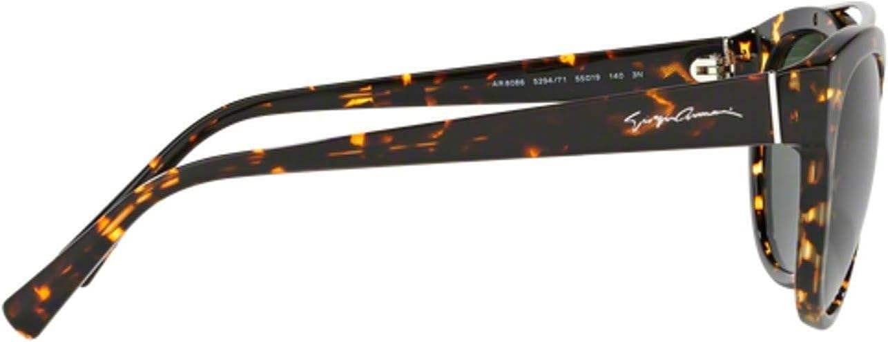 Giorgio Armani AR 8086 5294-71 - Havana-Grey Green by Giorgio Armani for Women - 55-19-140 mm Sunglasses