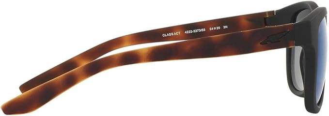 Arnette AN 4222 2273-55 Class Act - Fuzzy Black- Blue by Arnette for Unisex - 54-20-140 mm Sunglasses