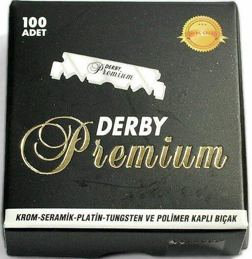 The Shave Factory Straight Edge Razor Kit (USA / 300 Derby Premium Single Edge Razor Blades) - BarberSets