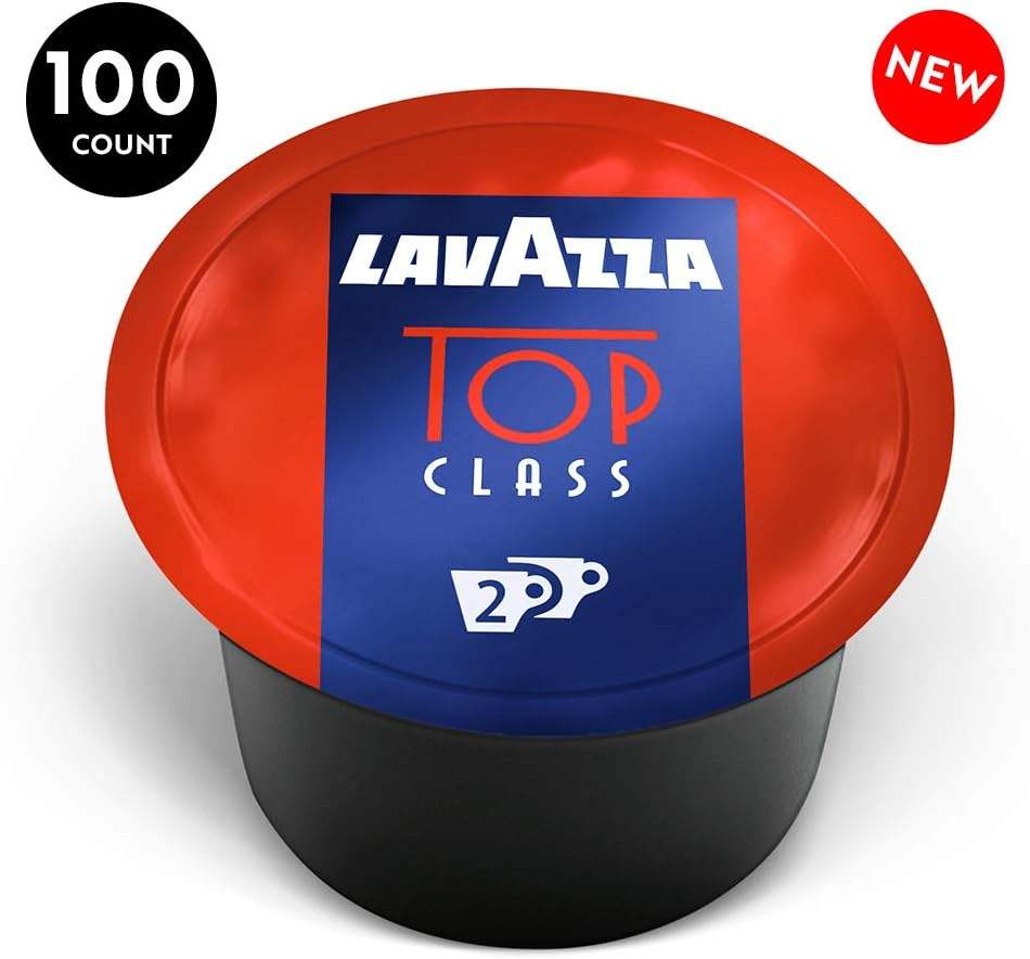 Blue Top Class 2 Roast Ground Coffee Pods by Lavazza - 100 Pods Coffee