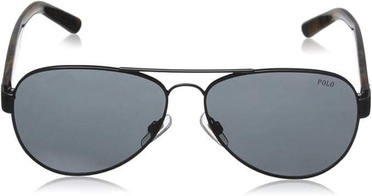 Polo Ralph Lauren PH 3096 9267-87 - Black-Dark Grey by Ralph Lauren for Men - 59-14-145 mm Sunglasses