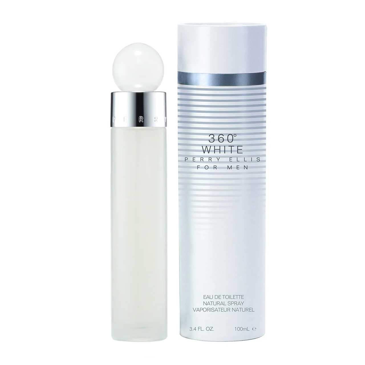 360 White by Perry Ellis for Men - 3.4 oz EDT Spray