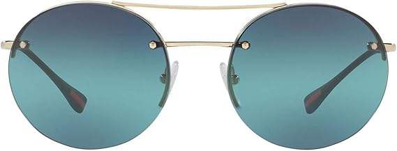 Prada SPS 54R ZVN-5T2 - Gold-Blue by Prada for Men - 56-18-135 mm Sunglasses