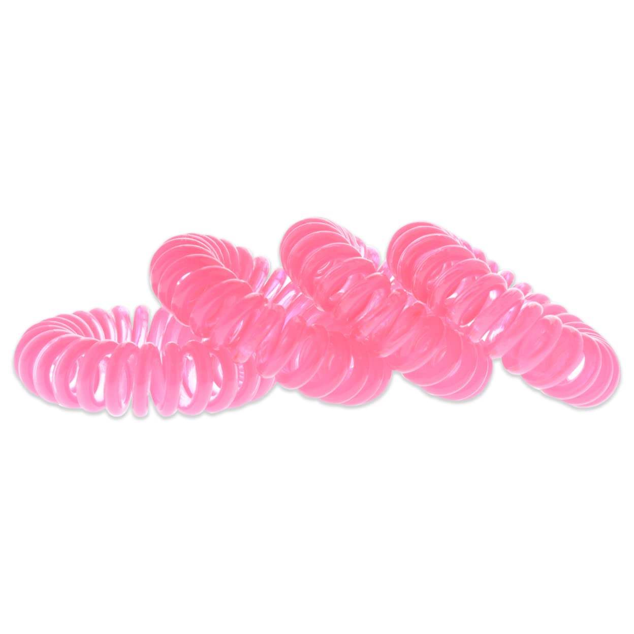 The Markless Hair Loop Set - Got Pink by Goomee for Women - 4 Pc Hair Tie