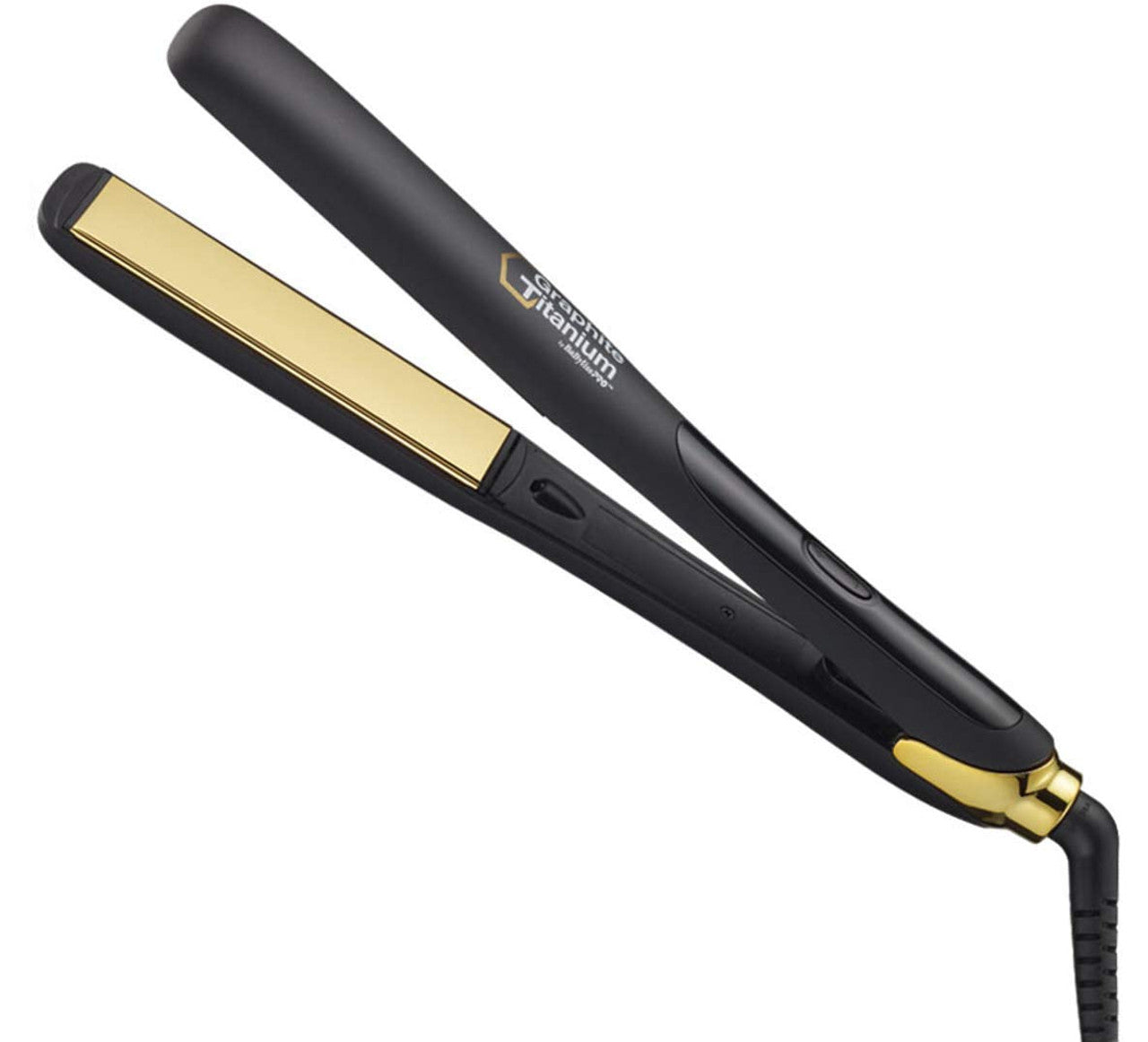 BaBylissPRO Graphite Titanium Dryer & Graphite Titanium Flat Iron 1" Prepack