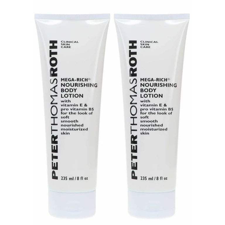 Mega-Rich Body Lotion by Peter Thomas Roth for Unisex - 8 oz Body Lotion - Pack of 2
