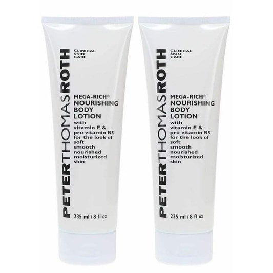 Mega-Rich Body Lotion by Peter Thomas Roth for Unisex - 8 oz Body Lotion - Pack of 2