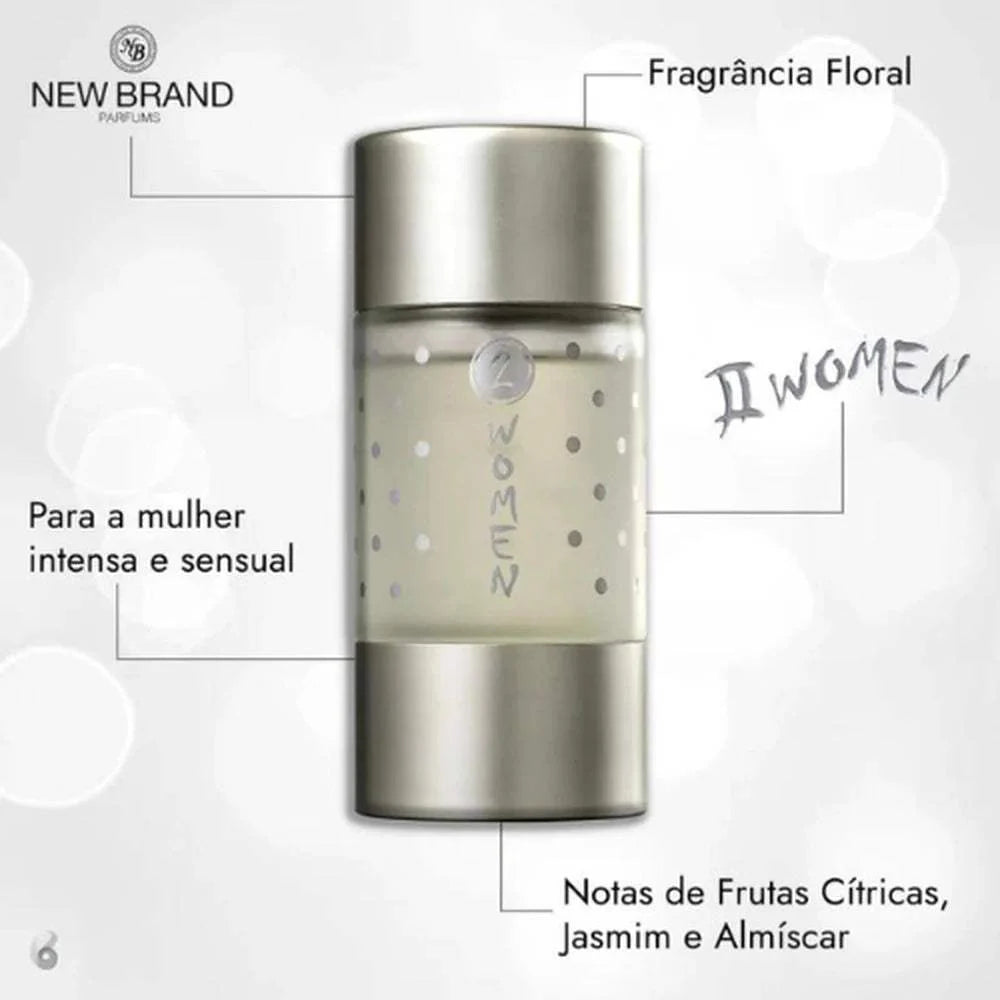 2 Women by New Brand for Women - 3.3 oz EDP Spray