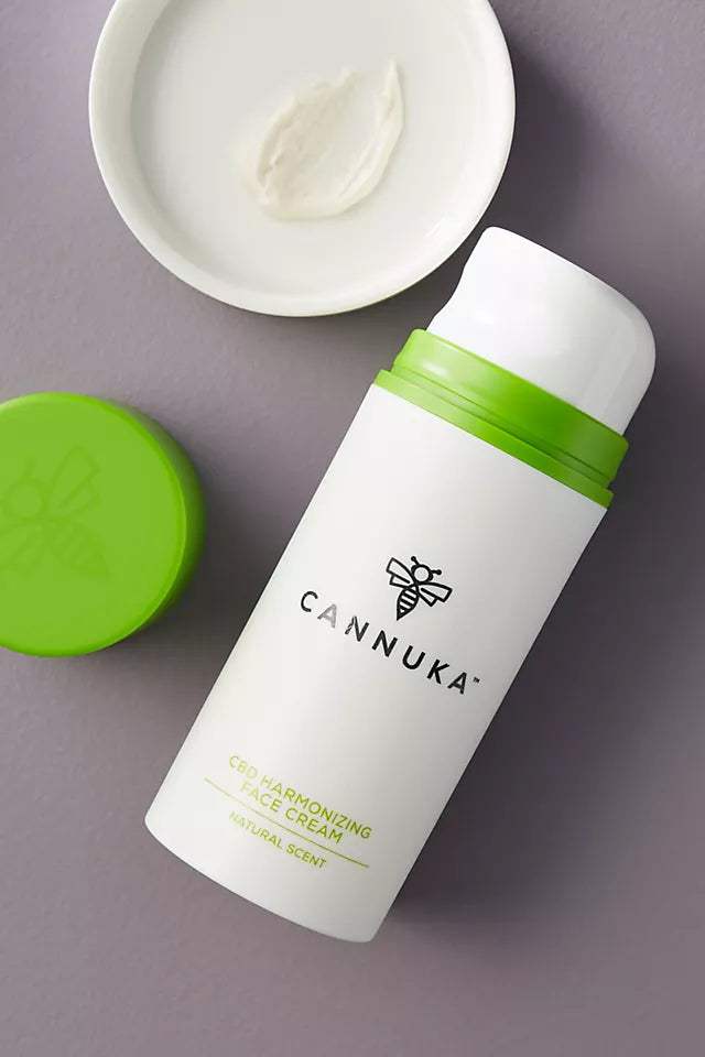 CBD Harmonizing Face Cream - Natural Scent by Cannuka for Unisex - 3.2 oz Cream
