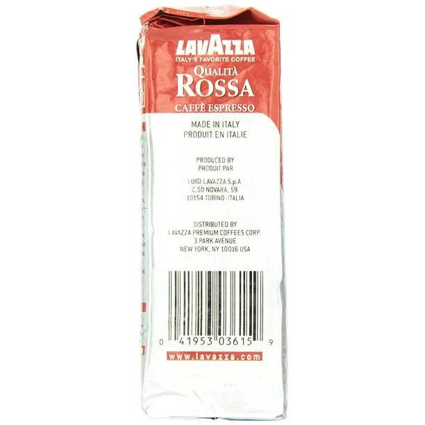 Qualita Rossa Roast Ground Coffee by Lavazza for Unisex - 8.8 oz Coffee