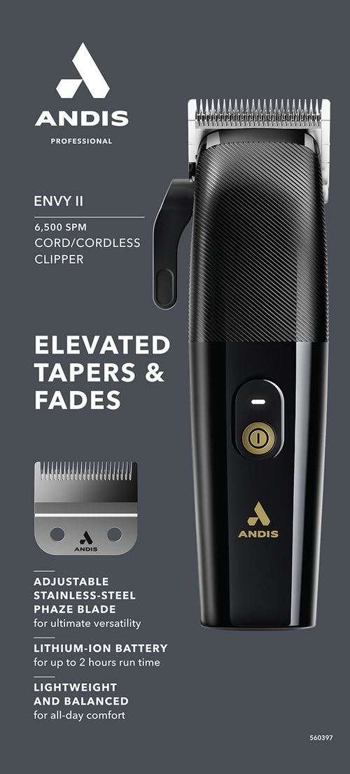 Andis Envy II Clipper - Black