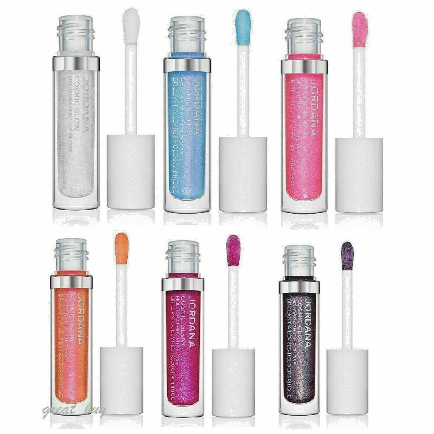 JORDANA Cosmic Glow Holographic Lip Gloss