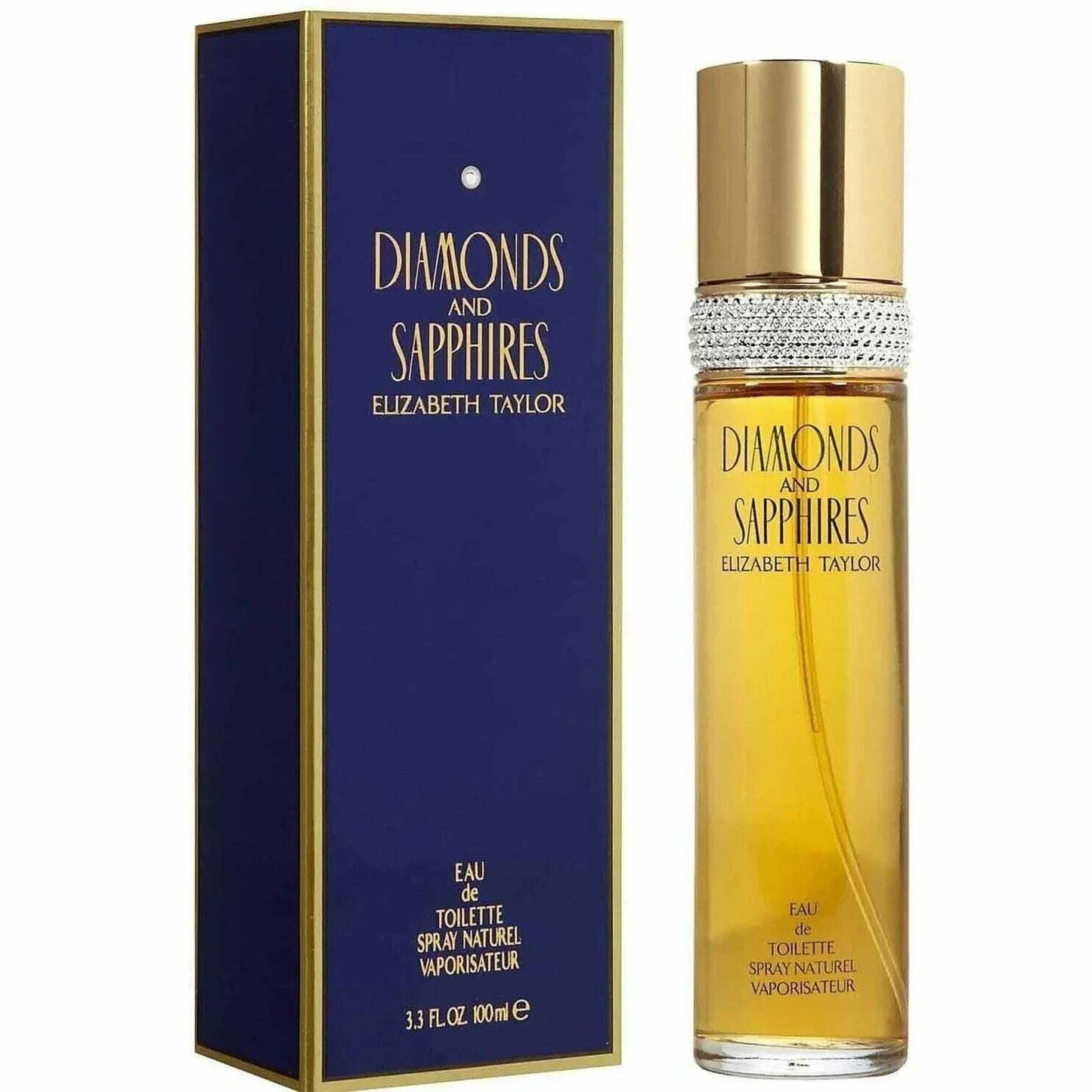 Diamonds and Sapphires by Elizabeth Taylor for Women - 3.3 oz EDT Spray