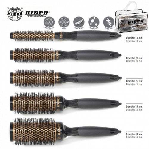 Kiepe Pure Rose Gold Brush Kit 5 pcs